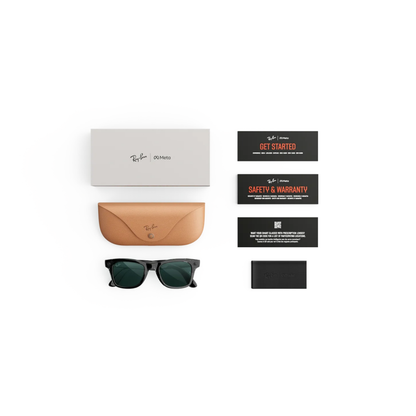 Ray-Ban Meta RW4011 unisex injected square AI glasses case image