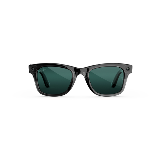 Ray-Ban Meta RW4011 unisex injected square AI glasses front view