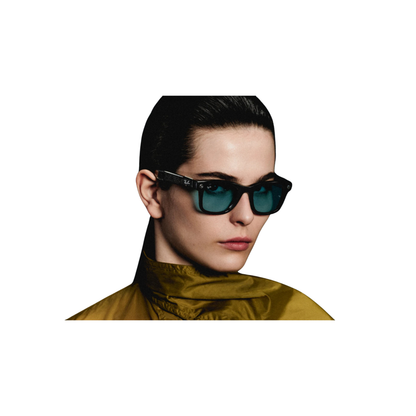 Ray-Ban Meta RW4011 unisex injected square AI glasses model image view