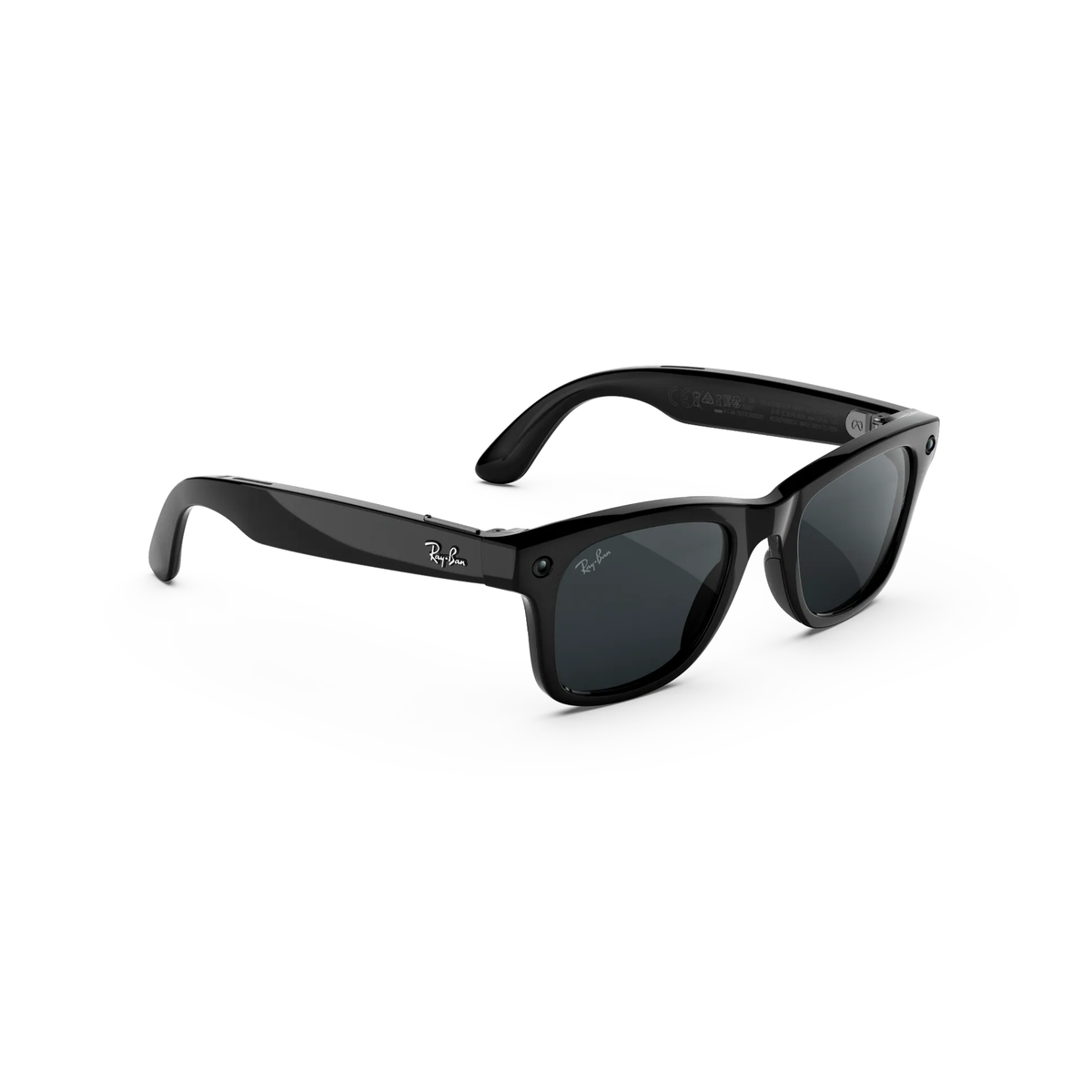 Ray-Ban Meta RW4011 unisex injected square AI sunglasses three quarter view