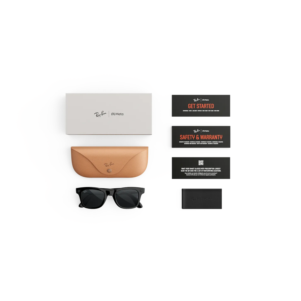 Ray-Ban Meta RW4011 unisex injected square frame case detail