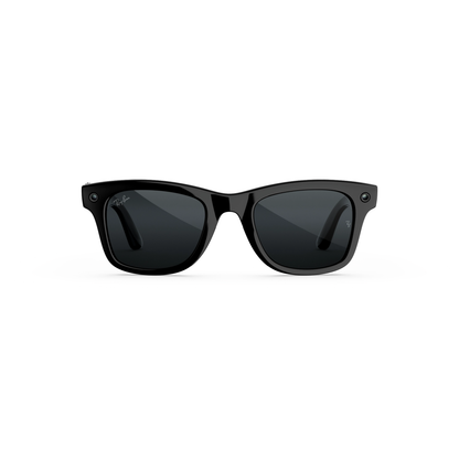 Ray-Ban Meta RW4011 unisex injected square AI sunglasses front view