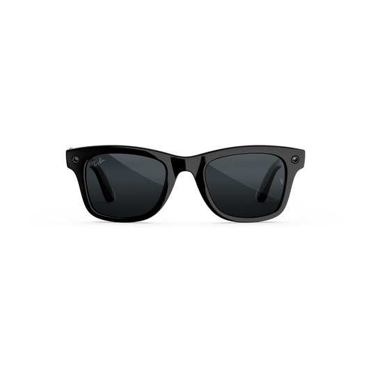 Ray-Ban Meta RW4011 unisex injected square AI sunglasses front view