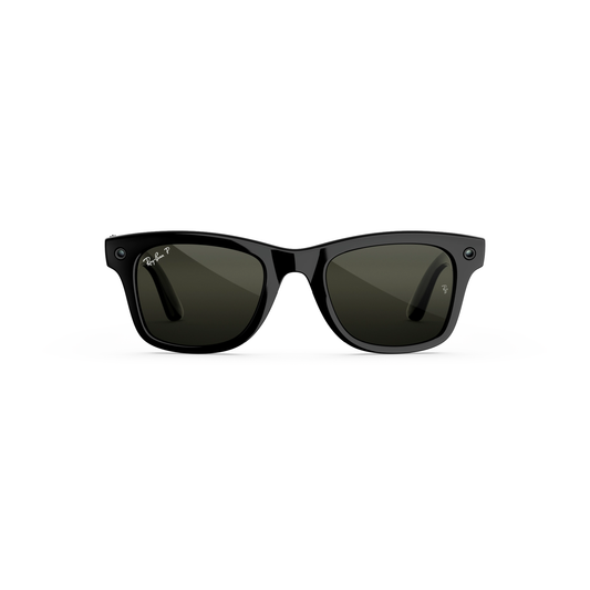 Ray-Ban Meta RW4011 unisex injected square AI sunglasses front view