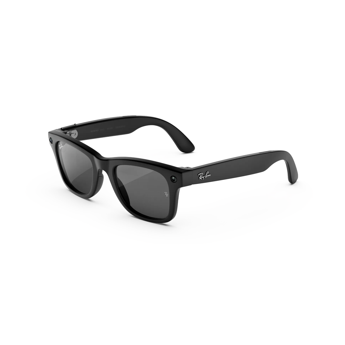 Ray-Ban Meta RW4011 unisex injected square Wayfarer AI glasses three quarter view