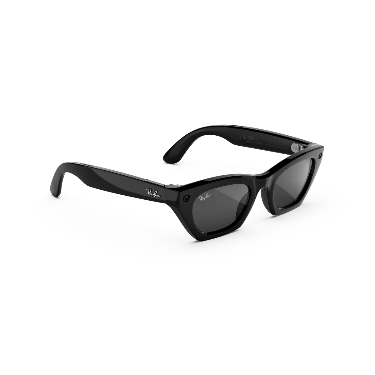Ray Ban Meta RW4015 womens injected cat eye frame hinge construction detail