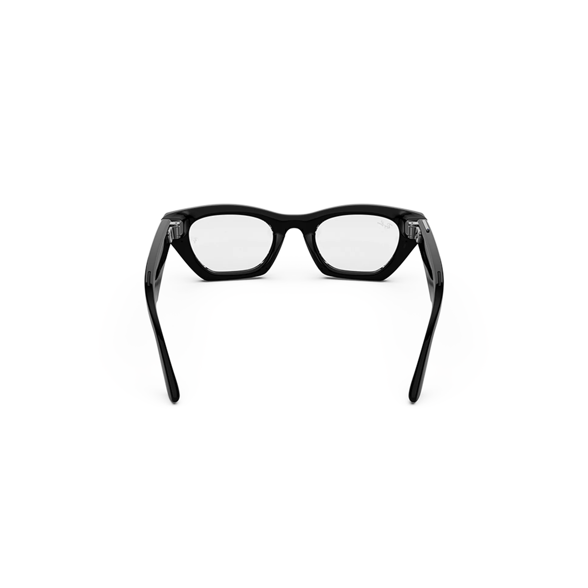 Ray-Ban Meta RW4015 womens injected cat-eye frame hinge and construction detail