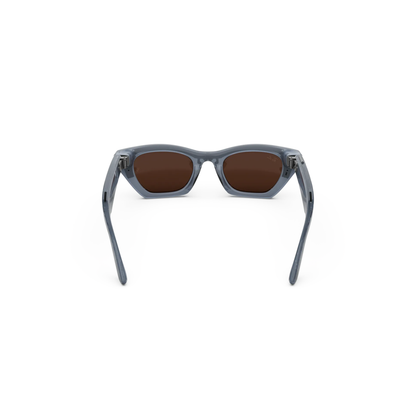Ray Ban Meta RW4015 Zena unisex injected cat eye AI sunglasses three quarter view