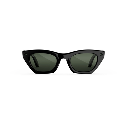Ray-Ban Meta RW4015 Zena women's injected cat eye AI smart glasses front view