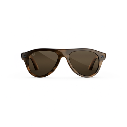 Ray Ban Meta RW4016 unisex injected aviator smart sunglasses front view