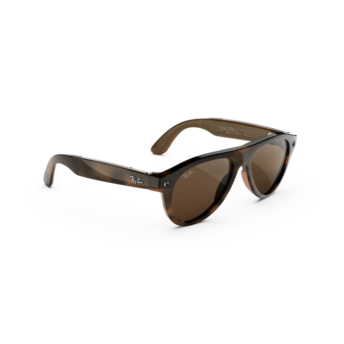 Ray Ban Meta RW4016 unisex injected aviator smart sunglasses three quarter view