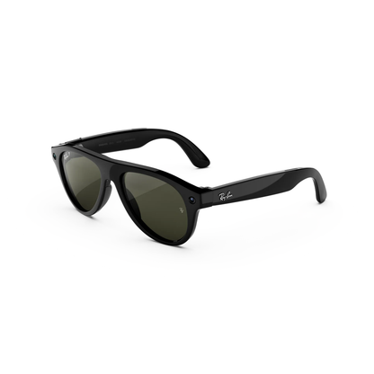 Ray-Ban Meta RW4016 unisex injected pilot AI sunglasses three quarter view