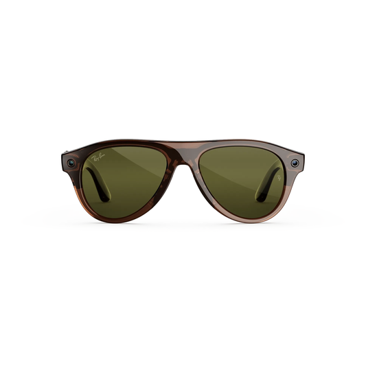 Ray-Ban Meta RW4016 unisex injected Pilot AI sunglasses front view