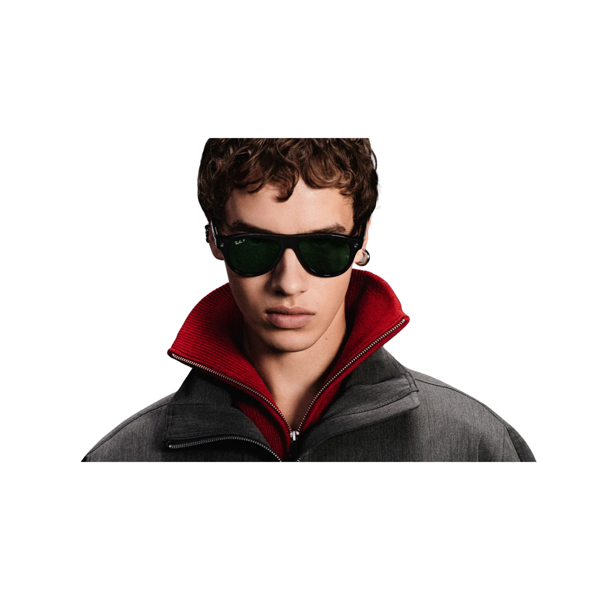 Ray-Ban Meta RW4016 unisex injected pilot AI sunglasses model image view