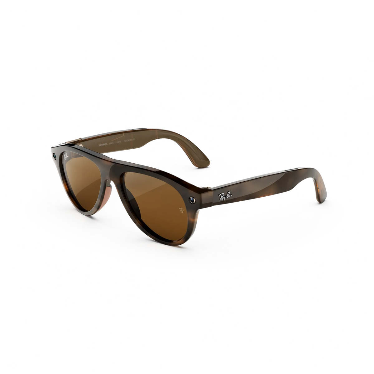 Ray-Ban Meta RW4016 unisex injected Pilot AI sunglasses side profile