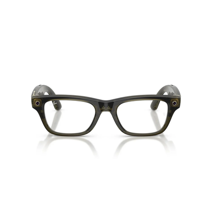 Ray-Ban Meta RW7001 Blayzer Gen 2 smart optical frame with Meta AI, 12 MP camera and open-ear speakers for prescription lenses.