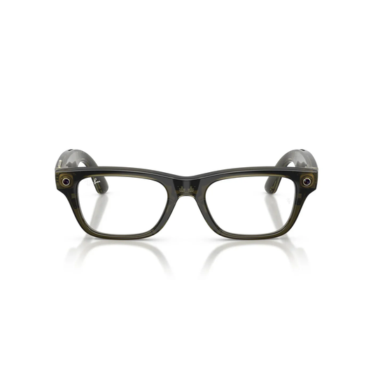 Ray-Ban Meta RW7001 Blayzer Gen 2 smart optical frame with Meta AI, 12 MP camera and open-ear speakers for prescription lenses.