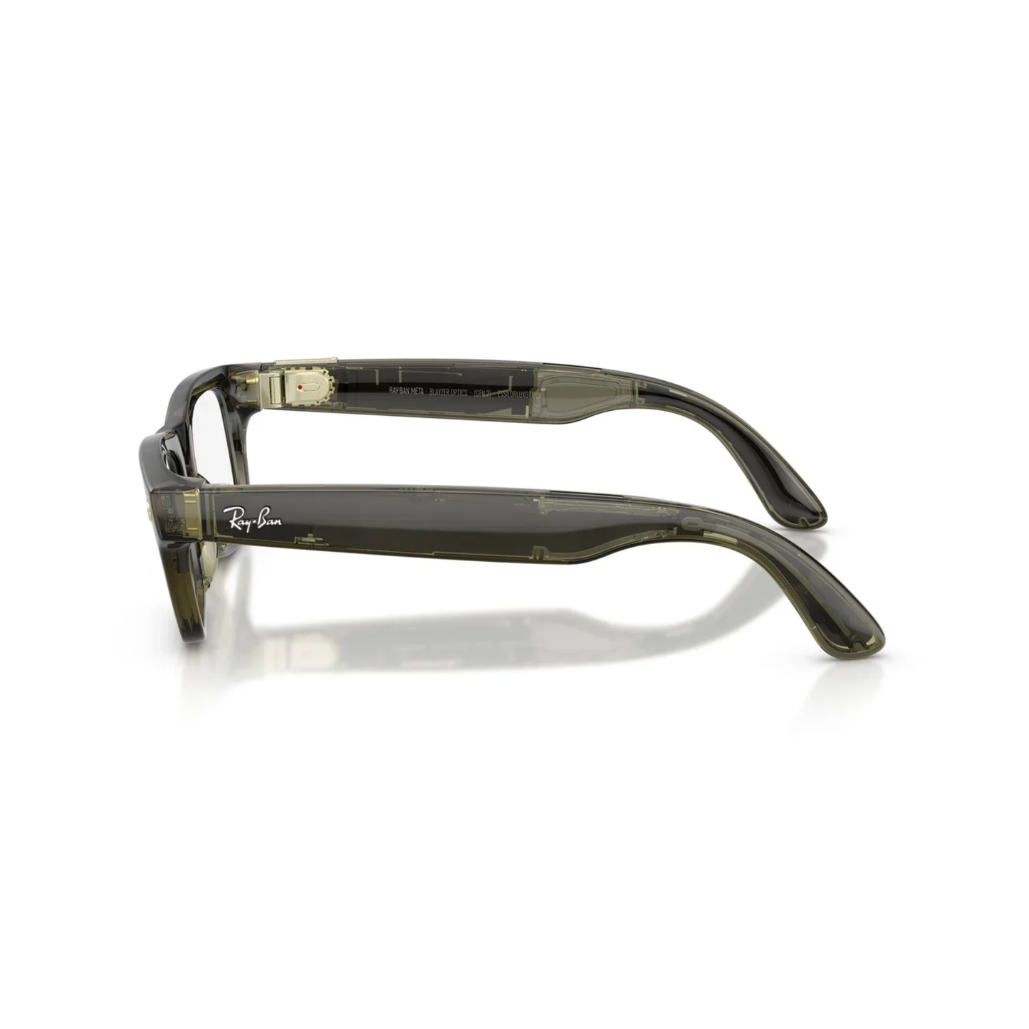 Ray-Ban Meta RW7001 Blayzer Gen 2 smart optical frame with Meta AI, 12 MP camera and open-ear speakers for prescription lenses.