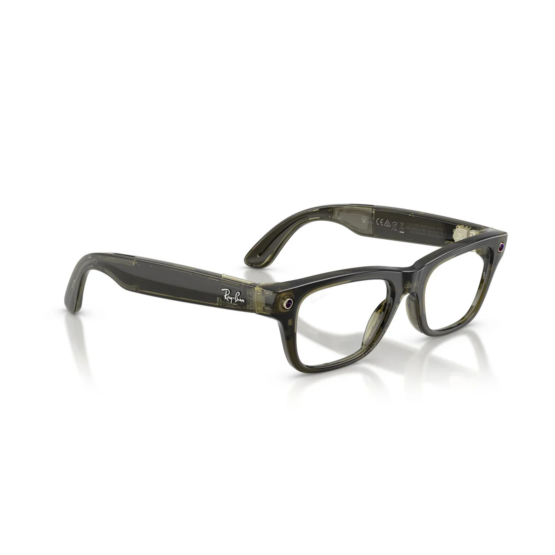 Ray-Ban Meta RW7001 Blayzer Gen 2 smart optical frame with Meta AI, 12 MP camera and open-ear speakers for prescription lenses.