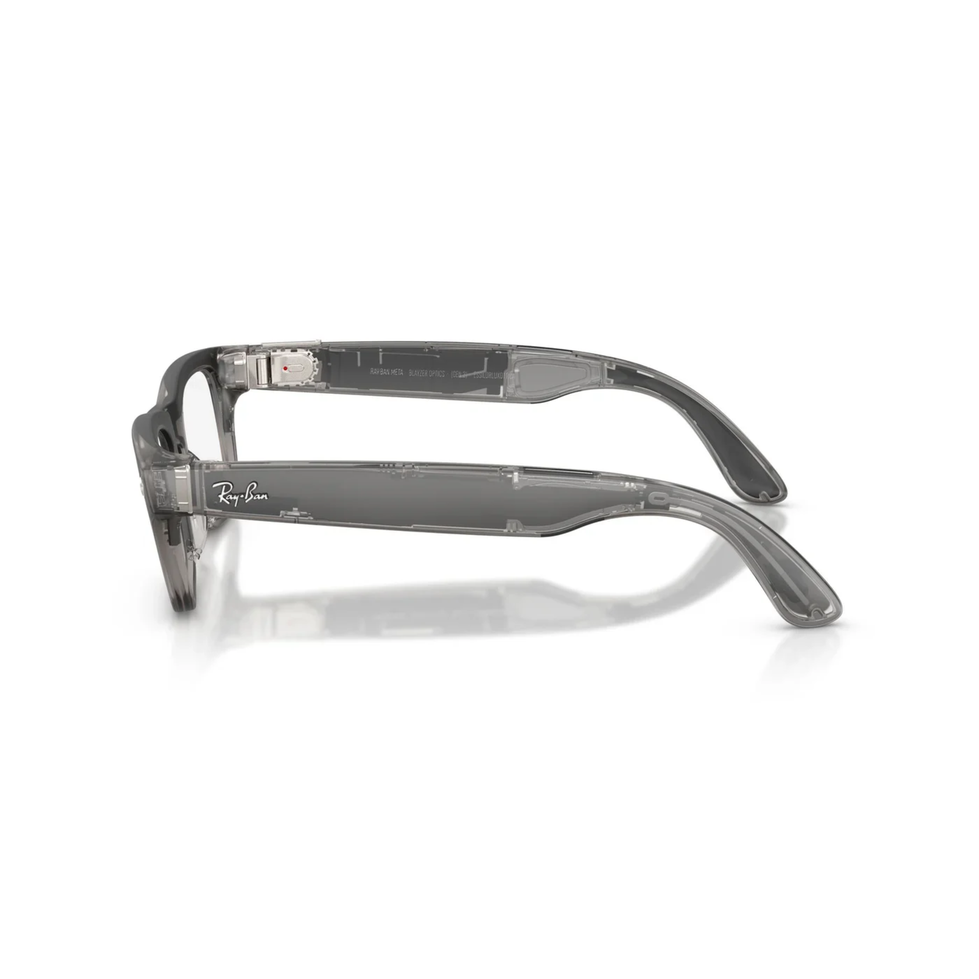 Ray-Ban Meta RW7001 Blayzer Gen 2 smart optical frame with Meta AI, 12 MP camera and open-ear speakers for prescription lenses.