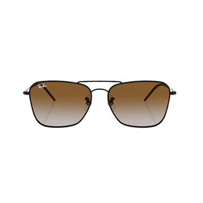 Ray-Ban RB0102S Caravan unisex square metal sunglasses with iconic design and premium UV-protective lenses.