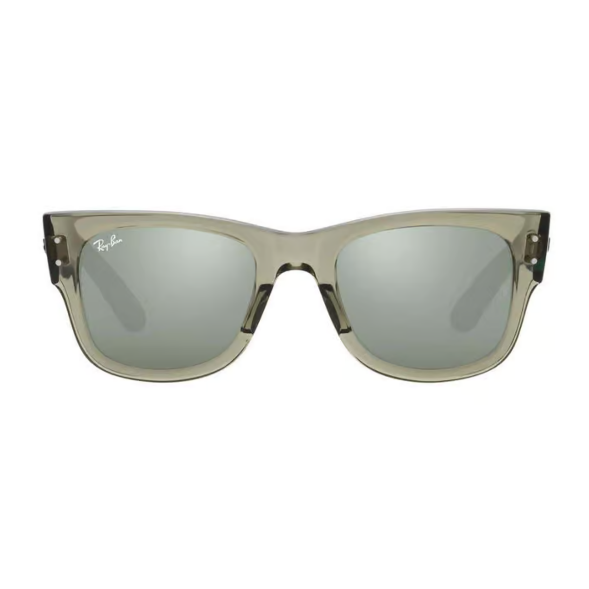Ray-Ban RB0840S unisex propionate square sunglasses propionate hinge detail
