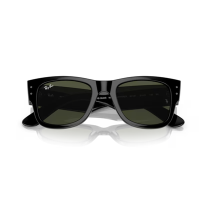 Ray Ban RB 0840S Mega WAYFARER Sunglasses square sunglasses with bold full-rim frame and classic Mega Wayfarer styling.