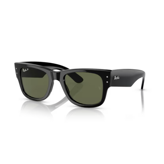 Ray Ban RB 0840S Black-901/58 Mega WAYFARER Sunglasses square sunglasses with bold full-rim frame and classic Mega Wayfarer styling.