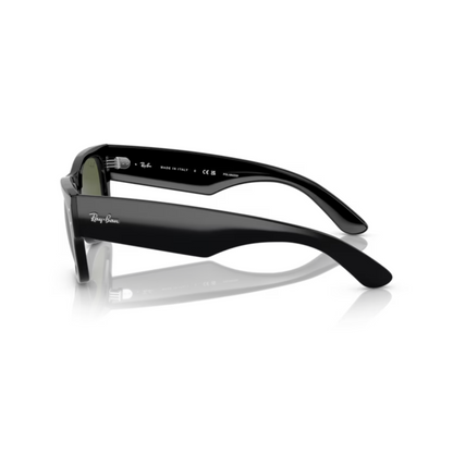 Ray Ban RB 0840S Black-901/58 Mega WAYFARER Sunglasses square sunglasses with bold full-rim frame and classic Mega Wayfarer styling.