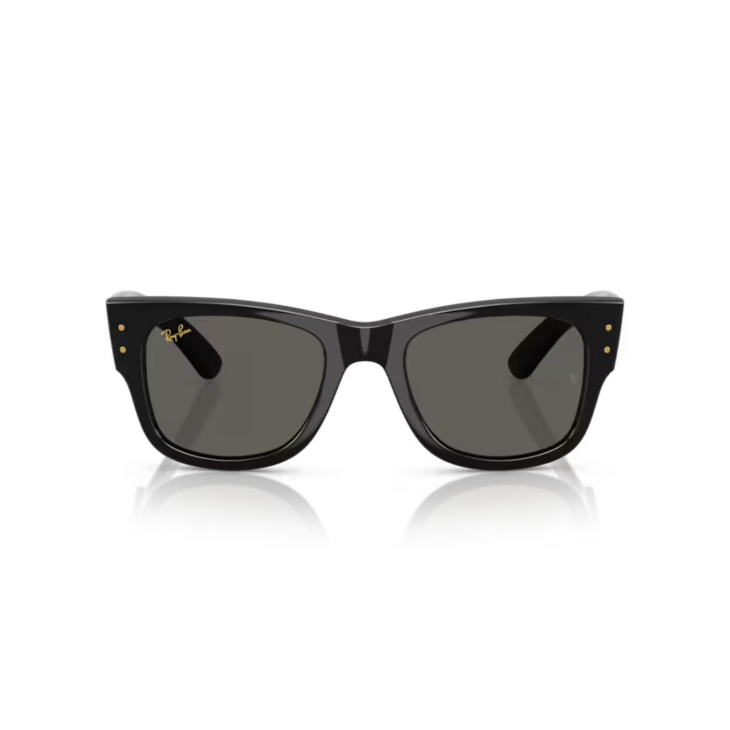 Ray Ban RB 0840S Black / 6826J5 Mega WAYFARER Sunglasses square sunglasses with bold full-rim frame and classic Mega Wayfarer styling.