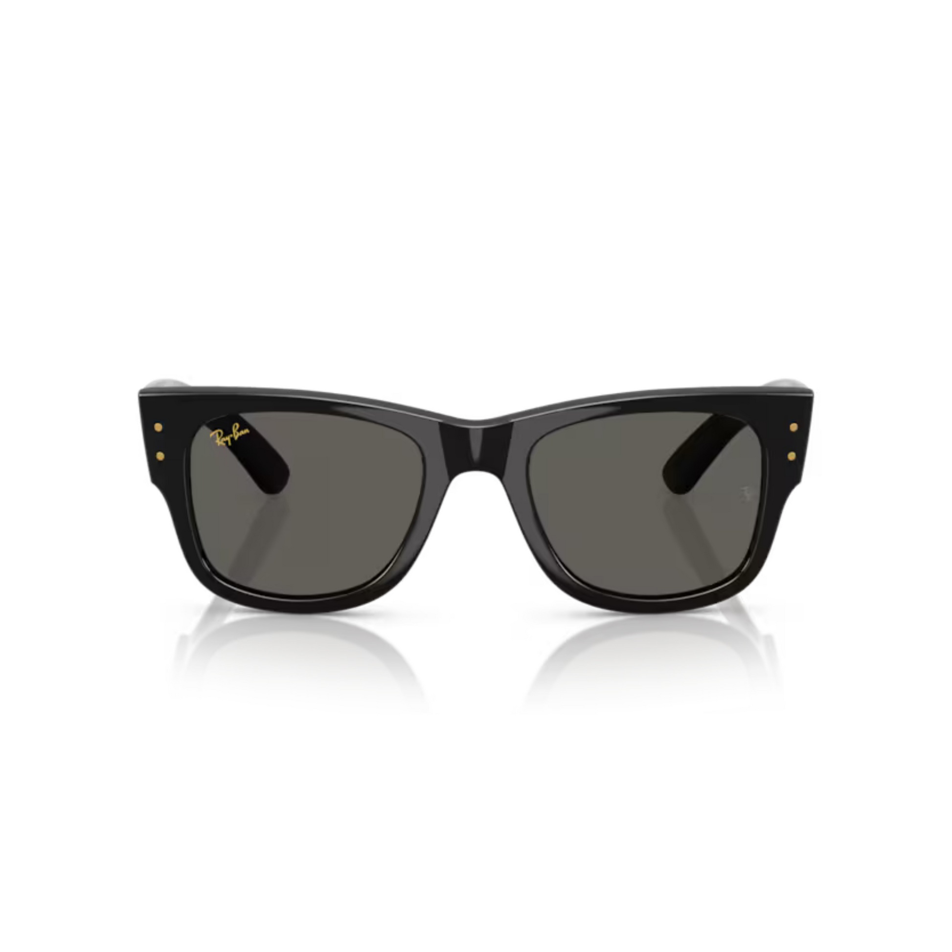 Ray Ban RB 0840S Black / 6826J5 Mega WAYFARER Sunglasses square sunglasses with bold full-rim frame and classic Mega Wayfarer styling.