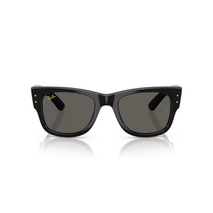 Ray Ban RB 0840S Black / 6826J5 Mega WAYFARER Sunglasses square sunglasses with bold full-rim frame and classic Mega Wayfarer styling.