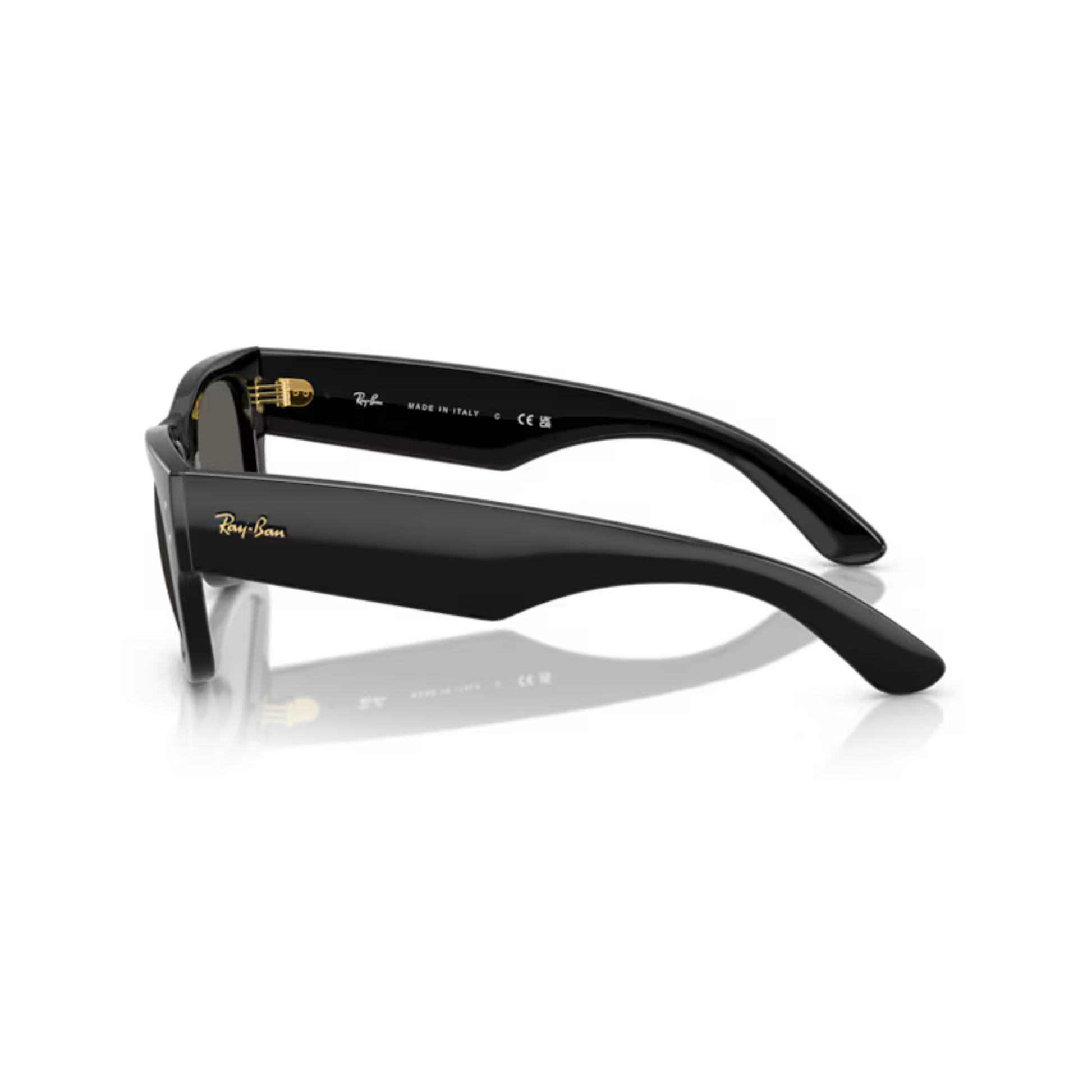 Ray Ban RB 0840S Black / 6826J5 Mega WAYFARER Sunglasses square sunglasses with bold full-rim frame and classic Mega Wayfarer styling.