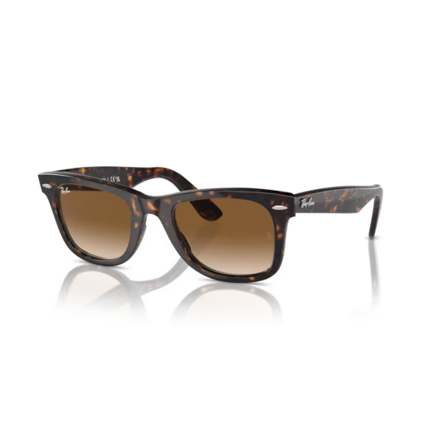 Ray-Ban RB2140 BrownTortoise/902-51 Original Wayfarer unisex sunglasses with classic full-rim square frame