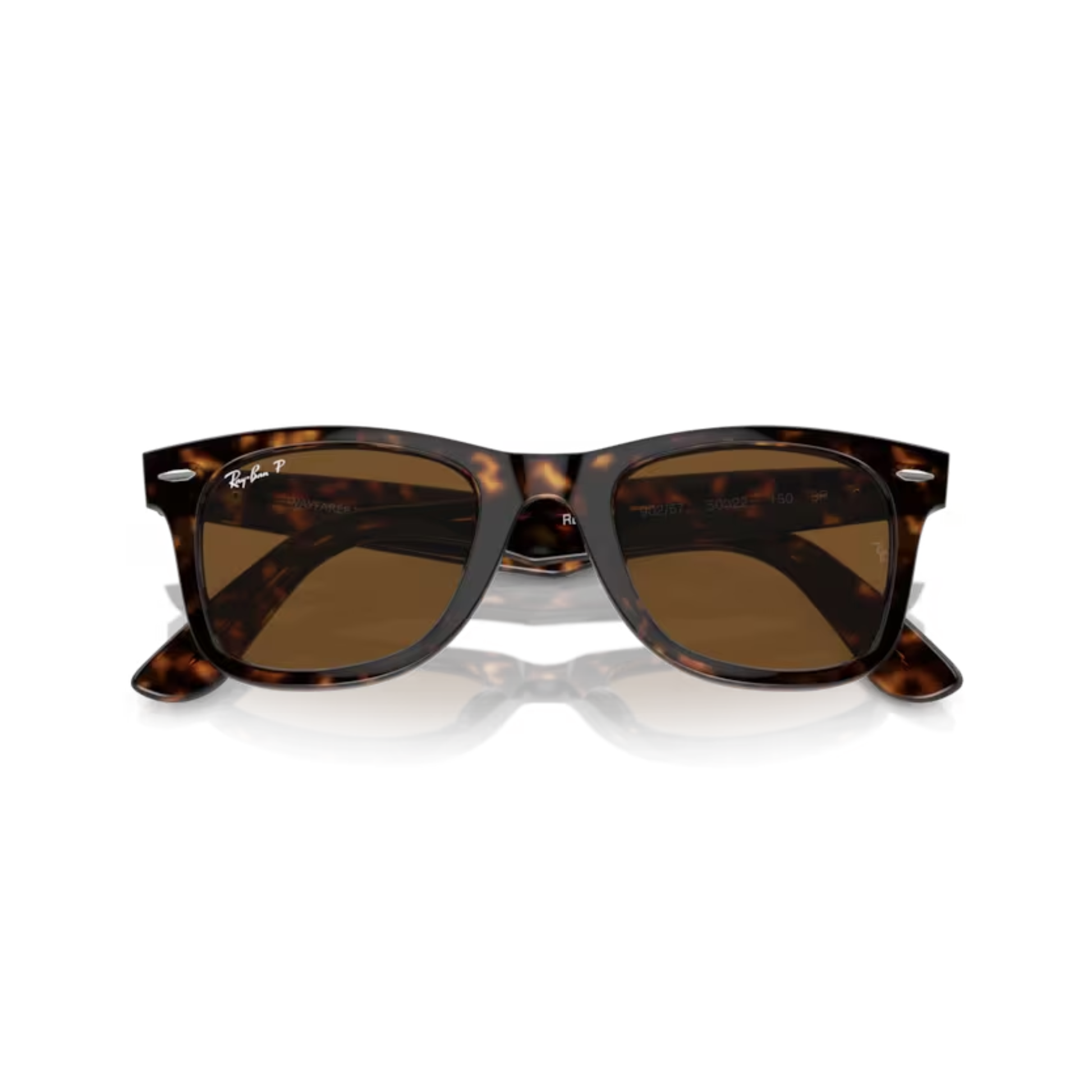 Ray-Ban RB2140 TortoiseBrown902/57 Original Wayfarer unisex sunglasses with classic full-rim square frame
