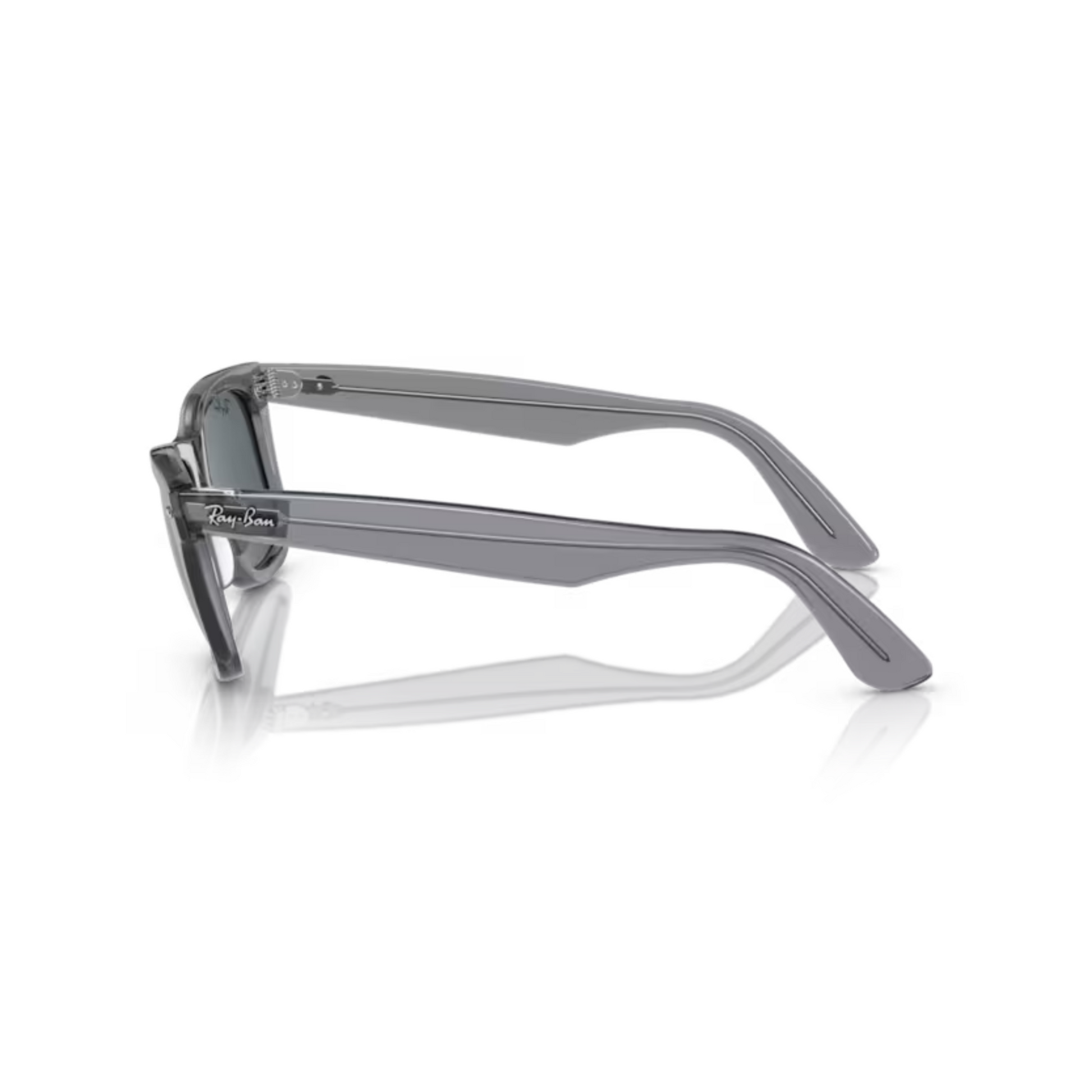 Ray-Ban RB2140 TransparentGrey/6773R5 Original Wayfarer unisex sunglasses with classic full-rim square frame