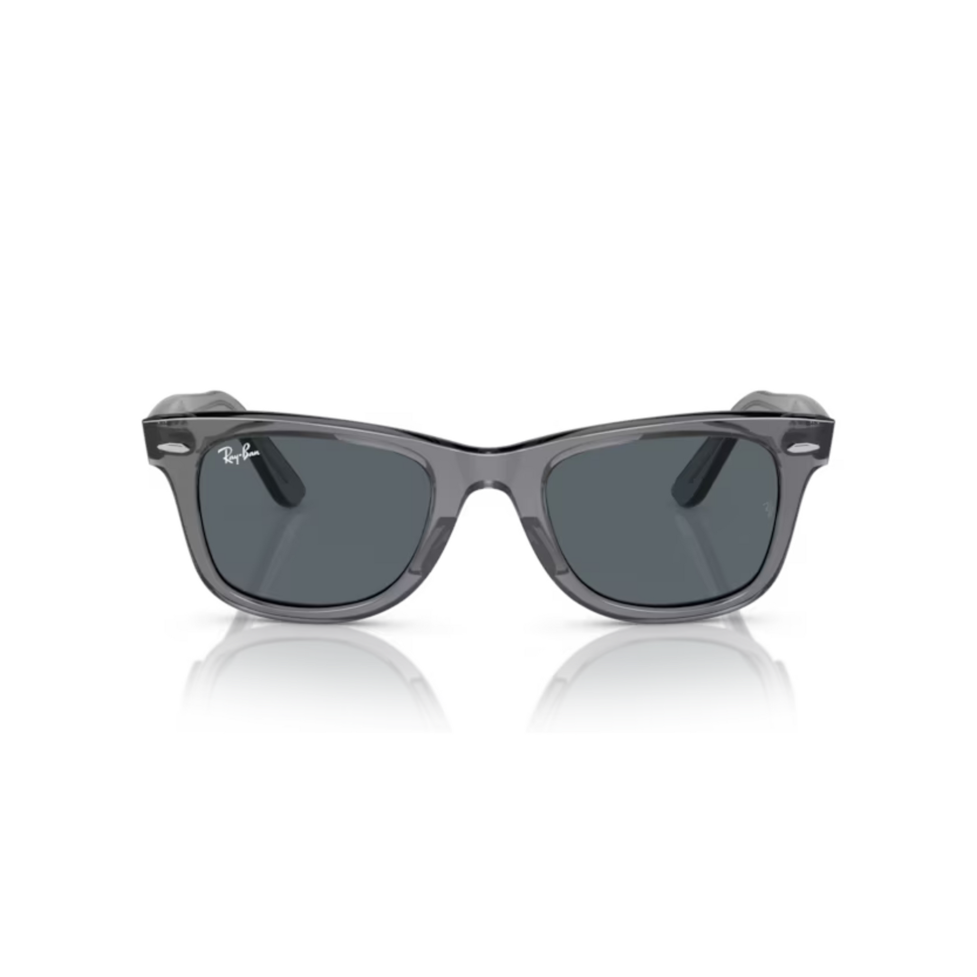 Ray-Ban RB2140 TransparentGrey/6773R5 Original Wayfarer unisex sunglasses with classic full-rim square frame