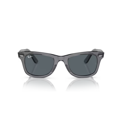 Ray-Ban RB2140 TransparentGrey/6773R5 Original Wayfarer unisex sunglasses with classic full-rim square frame