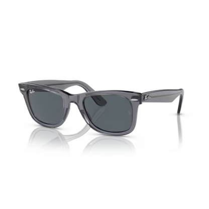 Ray-Ban RB2140 TransparentGrey/6773R5 Original Wayfarer unisex sunglasses with classic full-rim square frame