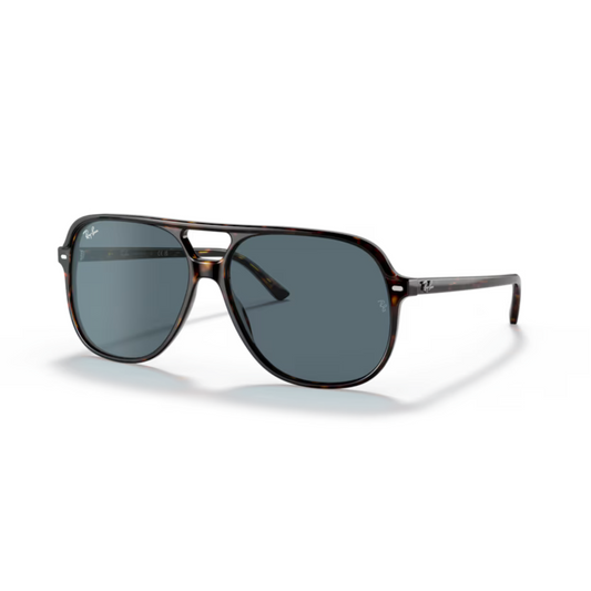 Ray-Ban RB2198 Havana-902/R5unisex square sunglasses with bold acetate full-rim frame and modern angular styling.