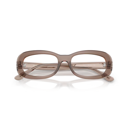 Ray-Ban RB2221V 8457 women's propionate oval full-rim optical frame front view