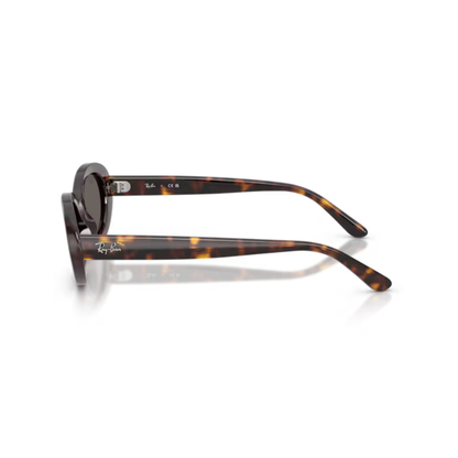 Ray-Ban RB2223 women's propionate oval sunglasses side temple profile