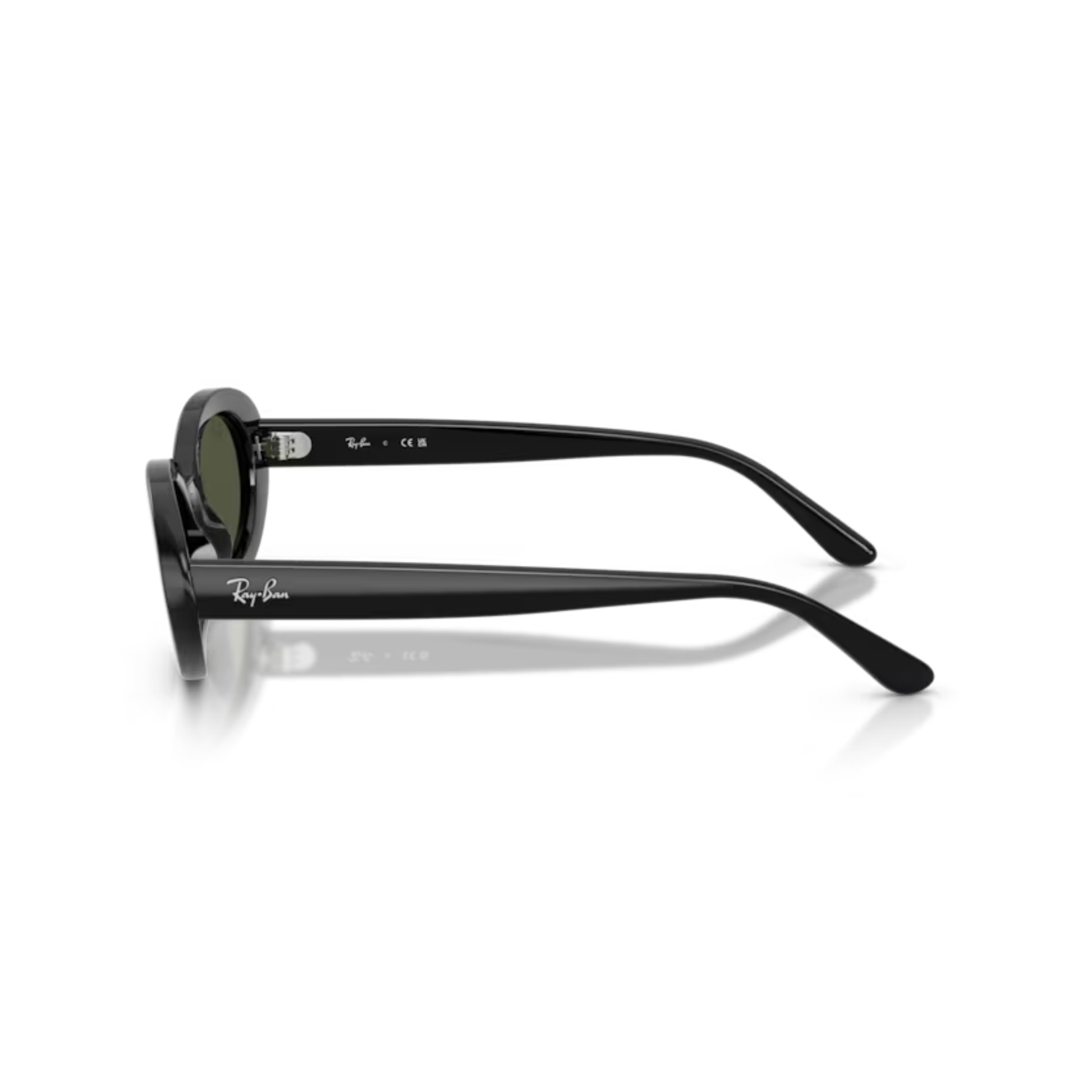 Ray-Ban RB2223 women's propionate oval sunglasses side temple profile