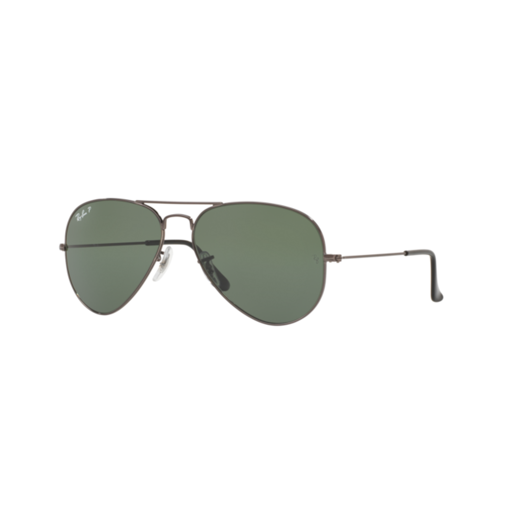 Ray-Ban RB3025I unisex metal aviator sunglasses angle view, pilot shape