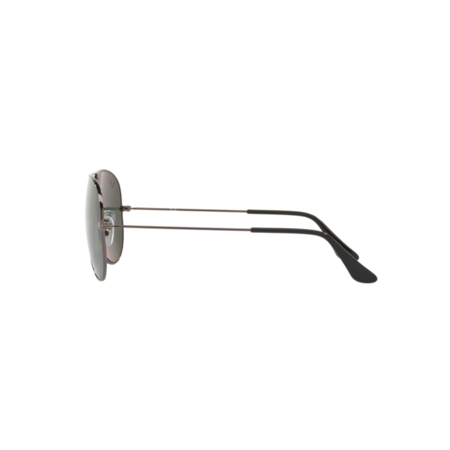 Ray-Ban RB3025I unisex metal aviator sunglasses side profile, pilot shape