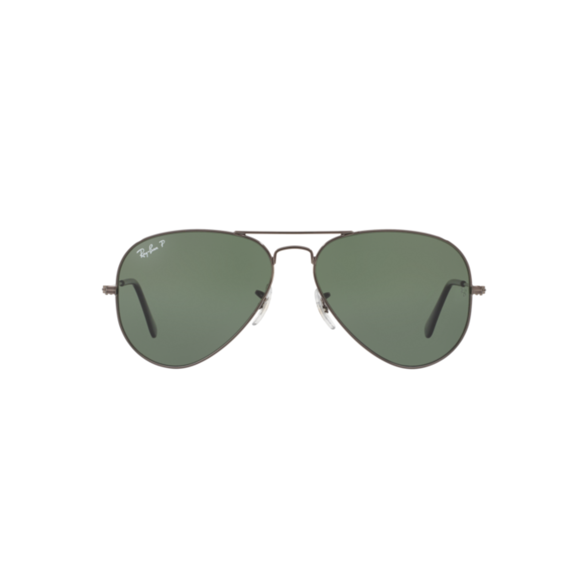 Ray-Ban RB3025I unisex metal aviator sunglasses front view, pilot shape