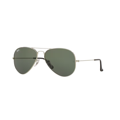 Ray-Ban RB3025I unisex metal aviator sunglasses front view
