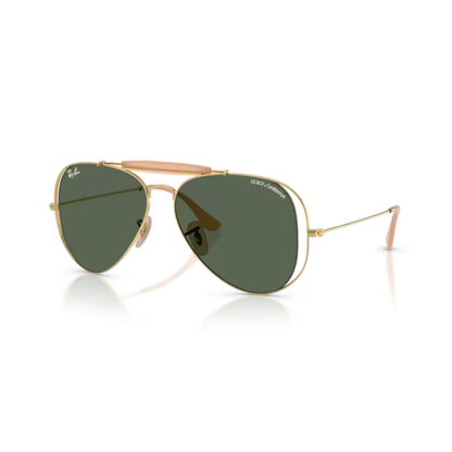 Ray-Ban RB3029M X Dolce & Gabbana Aviator Sunglasses Side View
