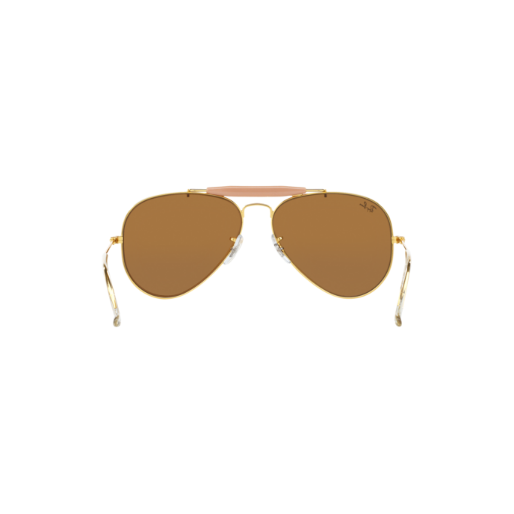 Ray-Ban RB3129I unisex metal aviator sunglasses hinge frame construction detail