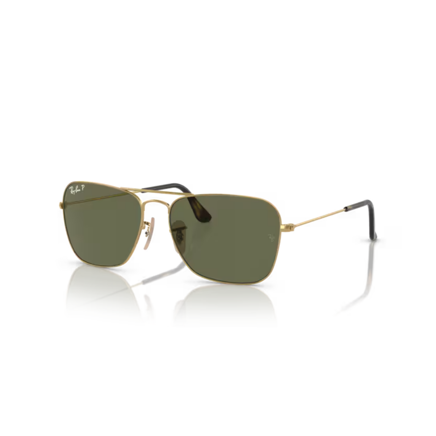 Ray-Ban RB3136I Caravan unisex metal sunglasses with iconic geometric square frame and premium designer styling.